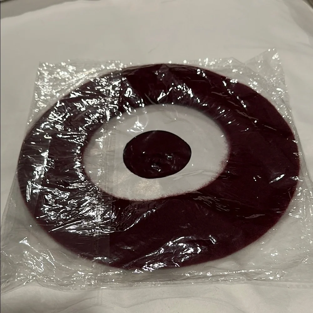 Kid’s Elegant Burgundy Beret NWT